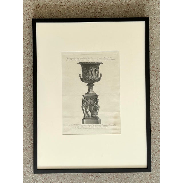 Late 20th Century Vintage Italian Monumental Giovanni Batista Parinesi Urn Print For Sale - Image 5 of 6