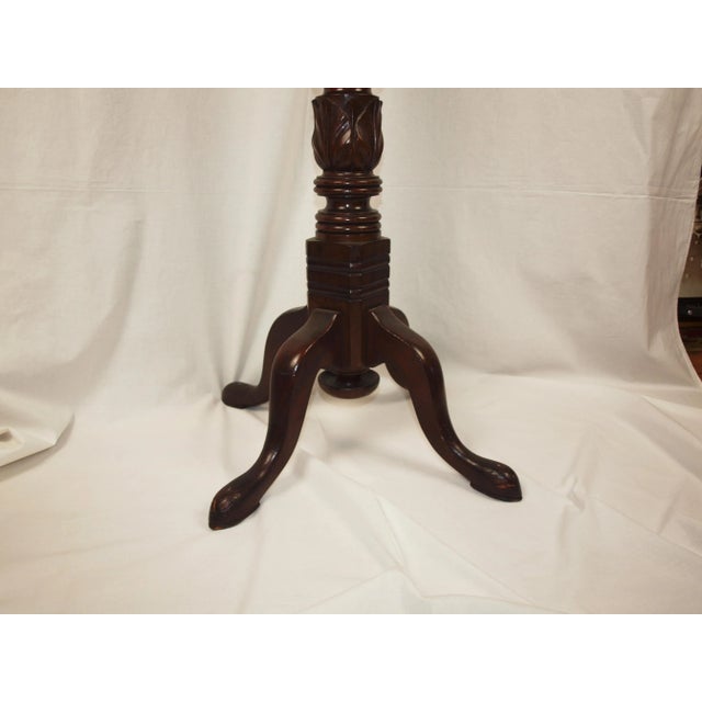 Antique Mahogany Tall Standing Plant Stand For Sale In San Francisco - Image 6 of 8