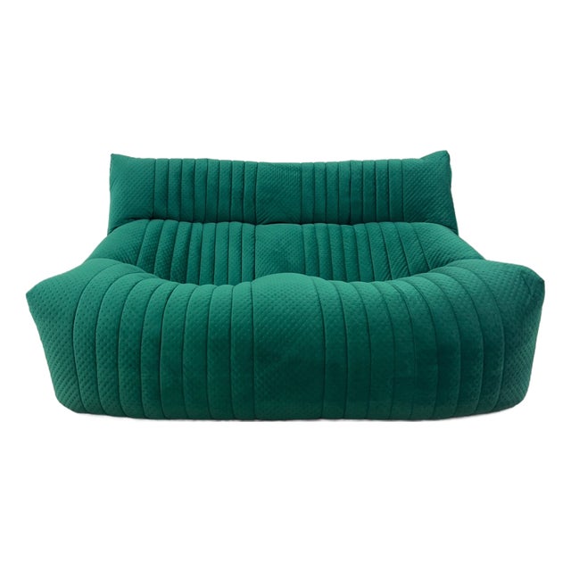 Green Two-Seater Aralia Sofa from Ligne Roset For Sale