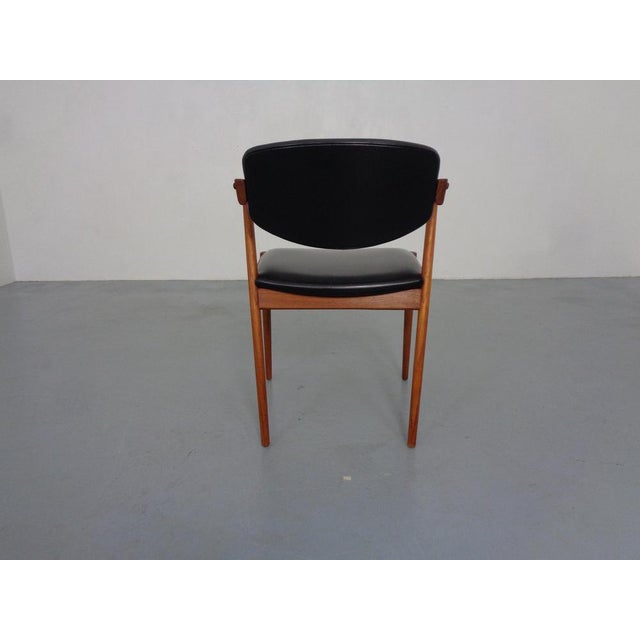 Model 42 Dining Chair in Teak by Kai Kristiansen for Schou Andersen, Denmark, 1960s For Sale - Image 10 of 13