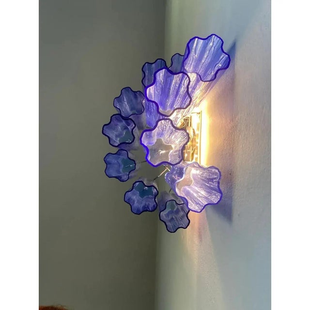 Blue Tronchi Wall Sconce by Simoeng For Sale - Image 6 of 9