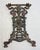 19th Century Antique Ornate 1800's Victorian Cast Iron Lion Head Cold Painted Table Bench Leg For Sale - Image 5 of 9