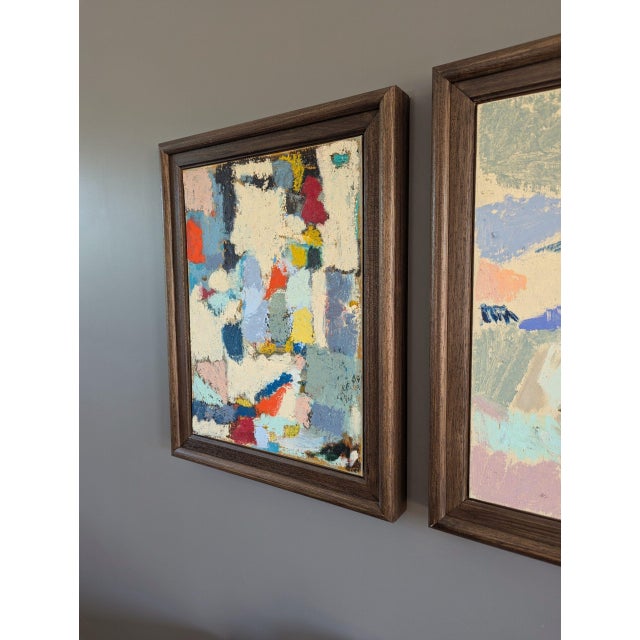 2024 Contemporary Abstract Oil Painting "Rising Grey Green", by British Artist Lloyd Durling For Sale - Image 6 of 8