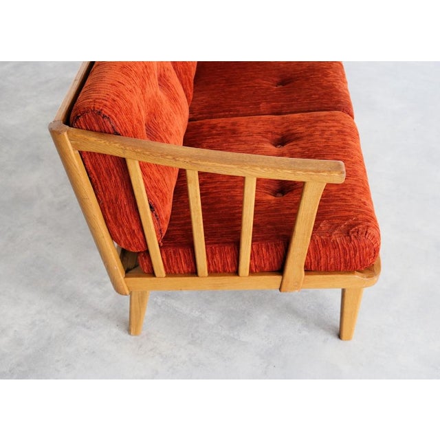 Wood Vintage Sofa by Carl Malmsten for O.H. Sjögren For Sale - Image 7 of 12