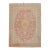 Antique Zabihi Collection Turkish Sivas soft Red Gold Rug - 7'2" x 9'8" For Sale