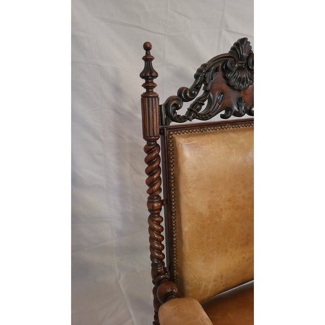 Late 19th Century Late 19th Century French Louis XIII Armchair For Sale - Image 5 of 5