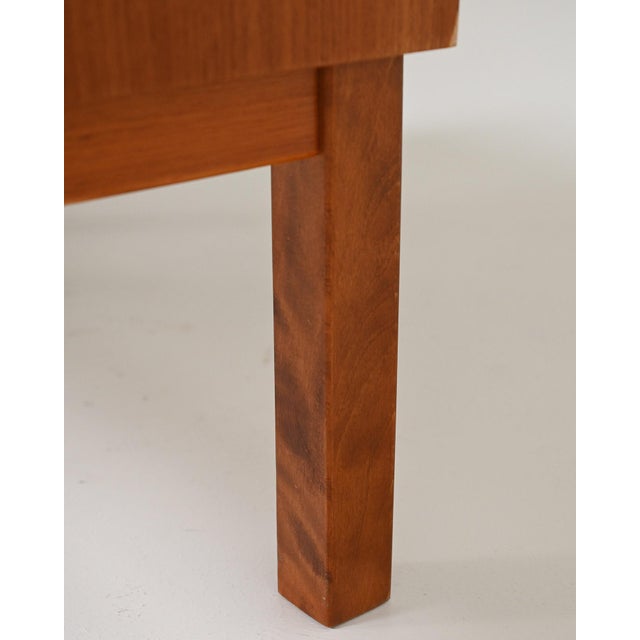 Wood Rectangular Teak Coffee Table, 1960s For Sale - Image 7 of 8
