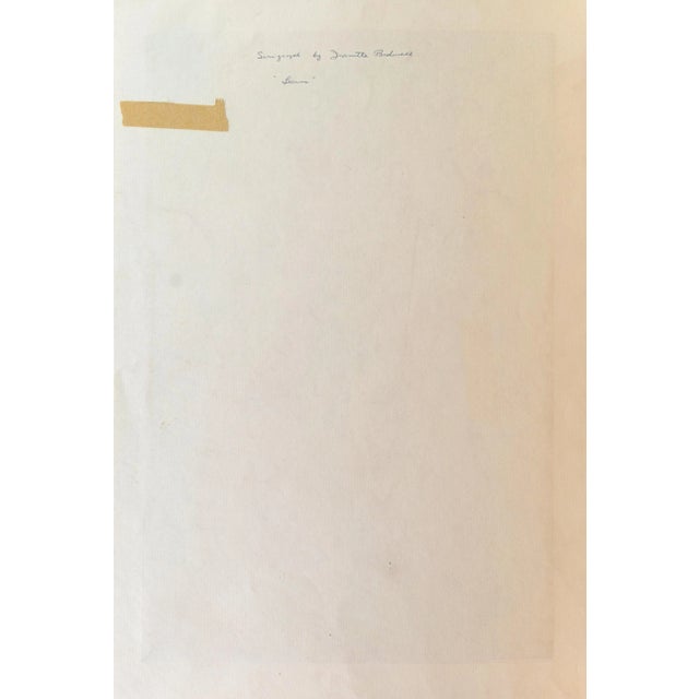 'Leaves' by Jeannette Bedwell, Circa 1960 For Sale - Image 10 of 12