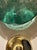 Early 21st Century Contemporary Murano Green Disc Suspension Sconces - a Pair For Sale - Image 5 of 8