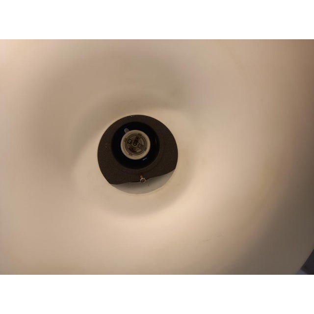 Chandelier Model UFO in Opaline Glass by Roberto Pamio for Leucos, 1960s For Sale - Image 4 of 9