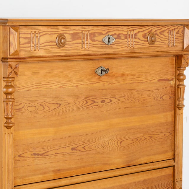 Antique Pine Secretary Desk, Sweden Circa 1890 Chairish