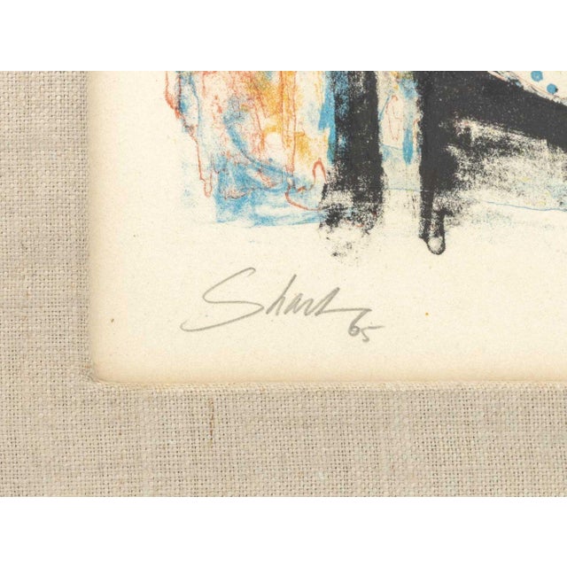 Serge Shart Seated Man Lithograph, 1965 For Sale In New York - Image 6 of 8