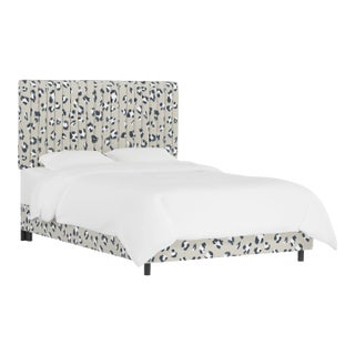 Margaux Bed in Ivory Brush Cheetah, California King For Sale