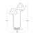 2020s Polly Double Arm Table Lamp, Natural Brass with Olive Scalloped Shade For Sale - Image 5 of 6