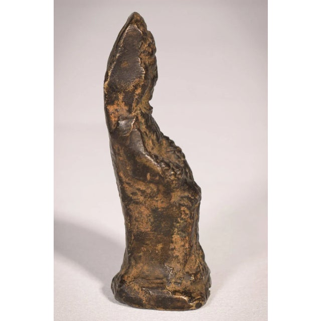 Fortuna, Roman Period, Bronze Sculpture For Sale - Image 6 of 9