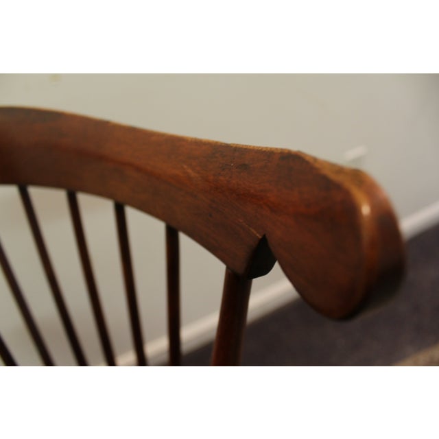 Nichols & Stone Cherry Fan Back Windsor Side Chair Chairish