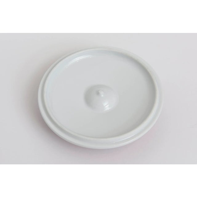 Orange Vintage Rosenthal After Andy Warhol Porcelain Flower Bowl or Sugar Bowl, 80's For Sale - Image 8 of 10