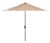 Resistant Fashion Line 9 Ft Auto Tilt Umbrella in Orange & White For Sale