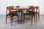 Mid-Century Modern Danish Dining Set in Teak, 1960s, Set of 7 For Sale - Image 6 of 18
