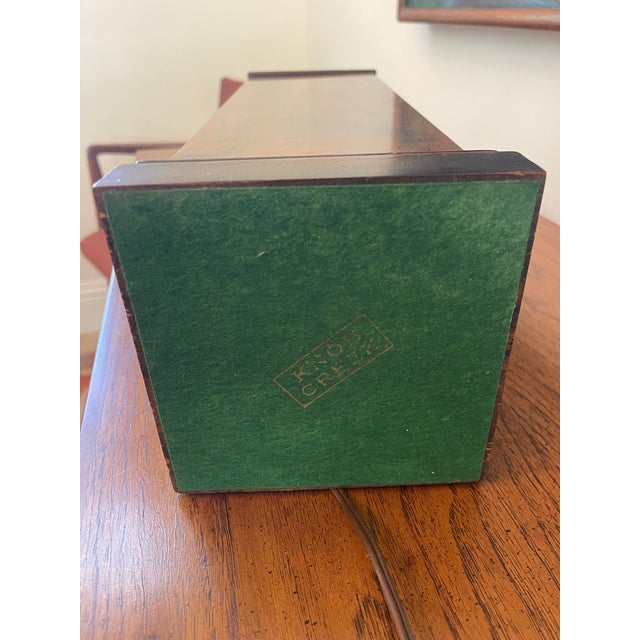 Vintage Knob Creek Patinated Copper Column Table Lamp For Sale - Image 9 of 11