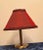 Vintage Table Lamp with Brass-Colored Metal Base by Lamplove, 1980s, in Very Good conditions. Designed 1980 to 1989...