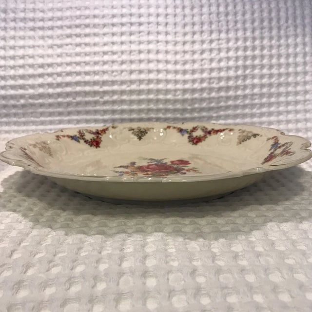 Vintage Bavarian Hand Painted Dinner Plates - Set of 3 For Sale - Image 11 of 11