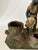 1900 - 1909 Antique Figural Native American Cold Painted Spelter Smoking Desk Set For Sale - Image 5 of 10