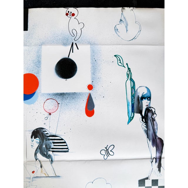 Julie Verhoeven Limited Edition Poster by Jaeger British Fashion Illustration for Boutique, 2010 For Sale - Image 15 of 18