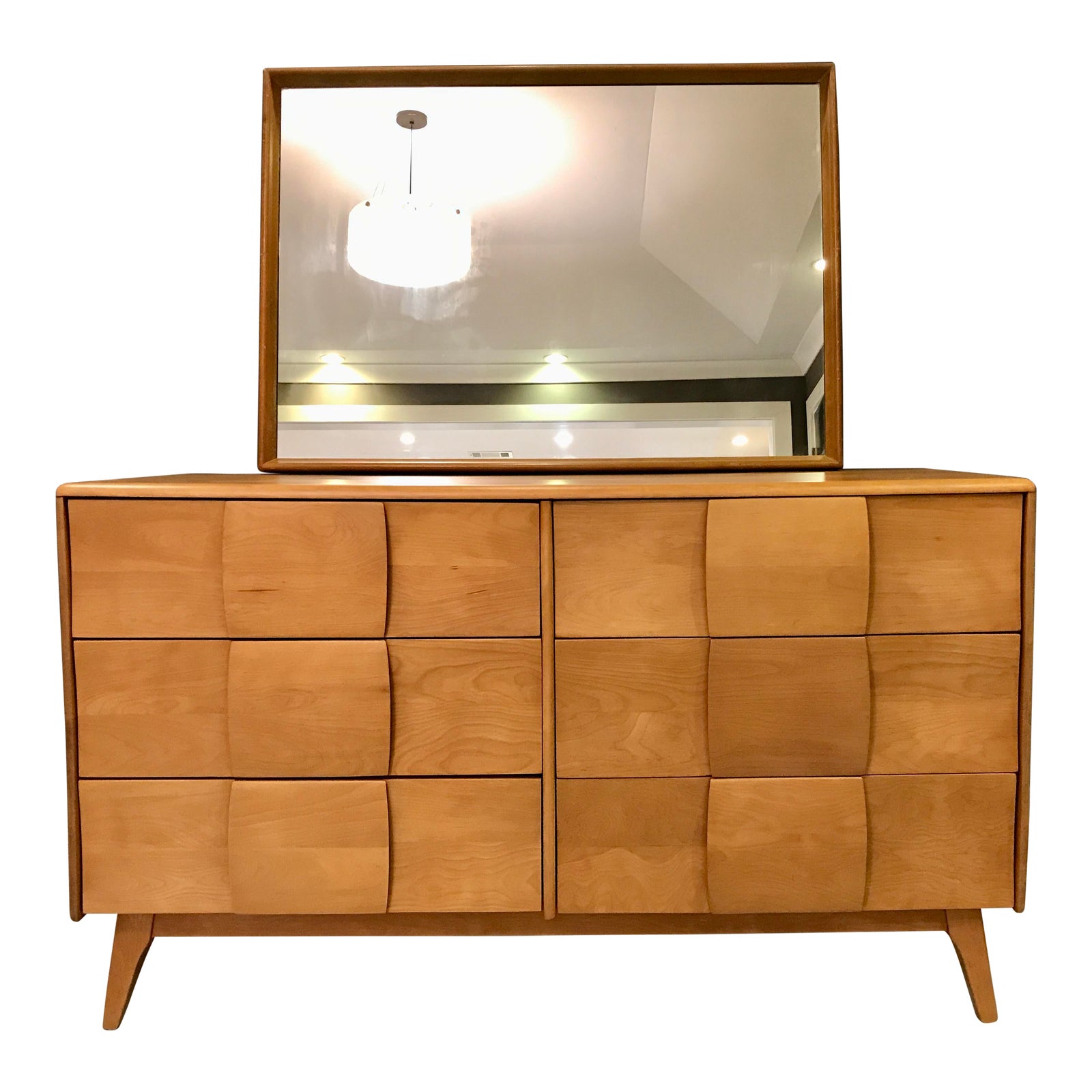 Heywood Wakefield Kohinoor Dresser and Mirror Chairish