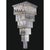 Collection imperial chandelier, metal and crystal, ncs 270 by jago dimensions: w 70 x d 70 x h 160 cm. Materials: metal,...