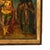 Paint Antique Greek Orthodox Gilded Hand-Painted Egg Tempera Double Sided Icon, 1850 For Sale - Image 7 of 15