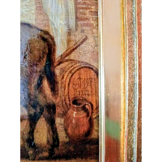 Wood Rural Family Idyll - Monogramed Jwa, John White Abbott, 19th Century For Sale - Image 7 of 8