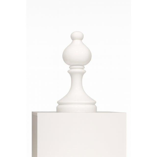 Bishop Glass Table Lamp from Ivan Jakeš, Czechoslovakia, 1970s For Sale - Image 6 of 6