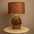 Metal Ceramic Table Lamp by B. Rooke with Lampshade by René Houben, 1960s For Sale - Image 7 of 18