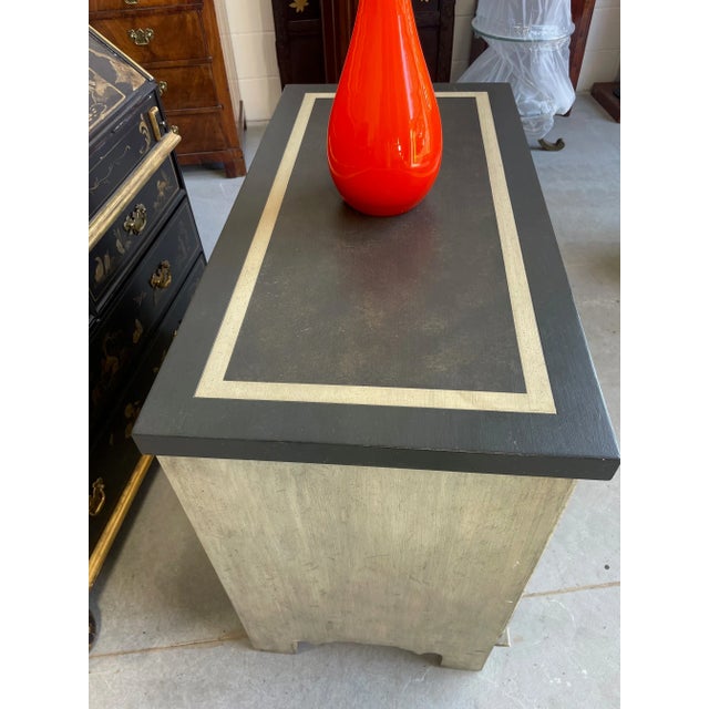 Late 20th Century Painted Commode For Sale - Image 9 of 12