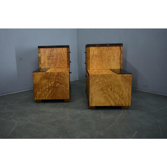 Art Deco Bedside Tables, Czechoslovakia, 1939, Set of 2 For Sale - Image 12 of 18