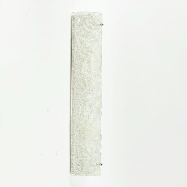 Mid-Century Modern Large Mid-Century Tubular Murano Glass Wall Light from Hillebrand, Germany, 1970s For Sale - Image 3 of 12