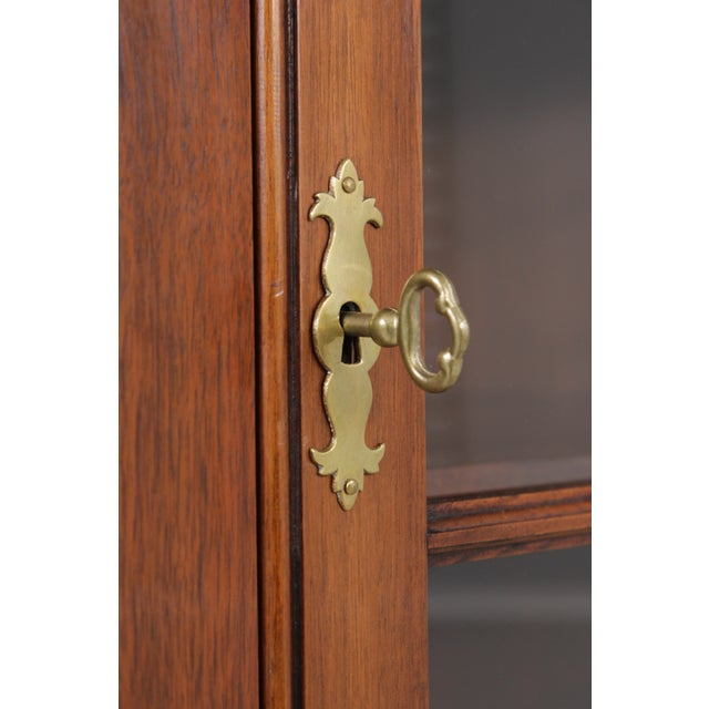 Henkel Harris Walnut Tall Corner Cabinet For Sale - Image 10 of 15