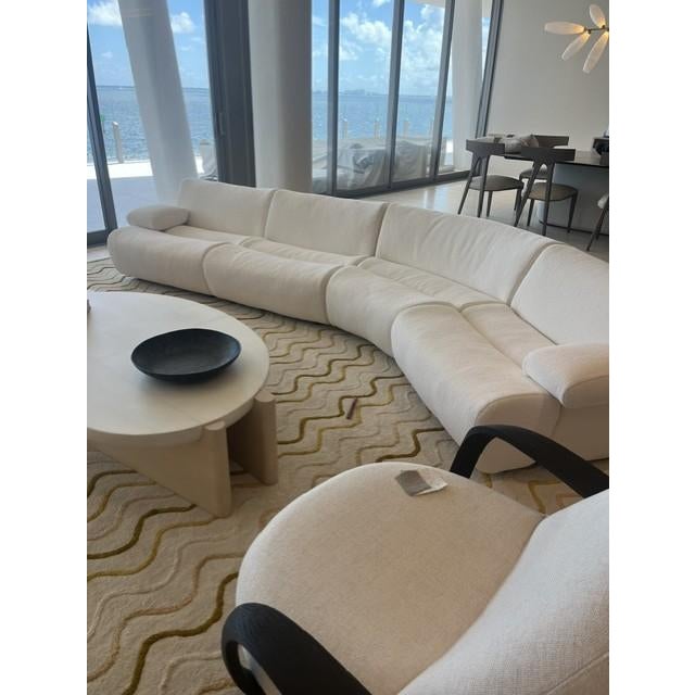 2020s Poliform Ernest Rounded Sofa - Pristine For Sale - Image 5 of 8