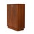 Mid Century Modern Danish Modern Teakwood Double Door Armoire 20thC For Sale - Image 10 of 17