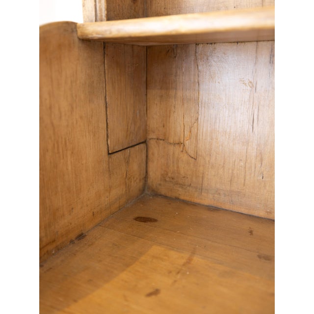 Wood Antique English Pine Kitchen Dresser With Plate Rack - Circa 1860 For Sale - Image 7 of 16