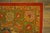 Textile Ultra-Classic Medallion With Yellow Accents in a Open Red Field Antique Indian Amritsar Rug For Sale - Image 7 of 11
