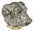 Antique Figural Dog Head Tobacco / Cigarette Box ~ Circa Late 19th Century For Sale