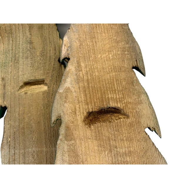 Handmade 48" & 36" Christmas Trees - A Pair For Sale - Image 4 of 5