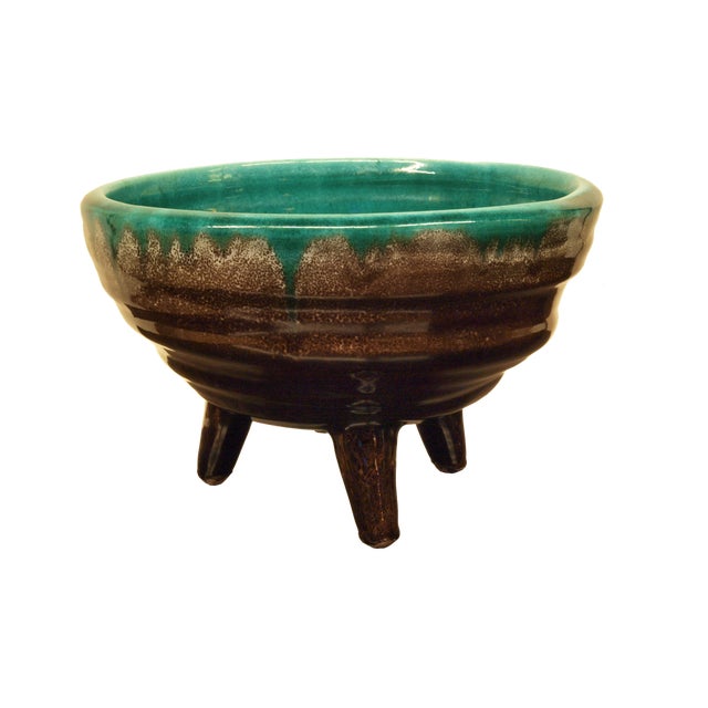 Tripod Cup from Accolay Potters, France, 1960s For Sale