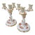 Late 20th Century Herend Chinese Bouquet Rust Porcelain Candelabra — Pair For Sale