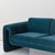 Postmodern 1980s Waterfall Arm Sofa Attributed to Interior Crafts in Mohair For Sale - Image 3 of 8
