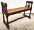 Antique English Walnut & Cane Window Bench For Sale - Image 4 of 16