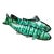 Ceramic Trout With Enameled Surface, Italy, Mid-20th Century For Sale