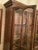 1970s Vintage 1970’s Ethan Allen Lighted Maple China Cabinet/Hutch With Adjustable Glass Shelves For Sale - Image 5 of 11